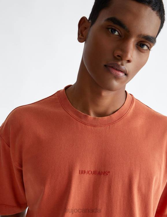 Clothing Liu Jo Red T-Shirt With Logo Men F6062895
