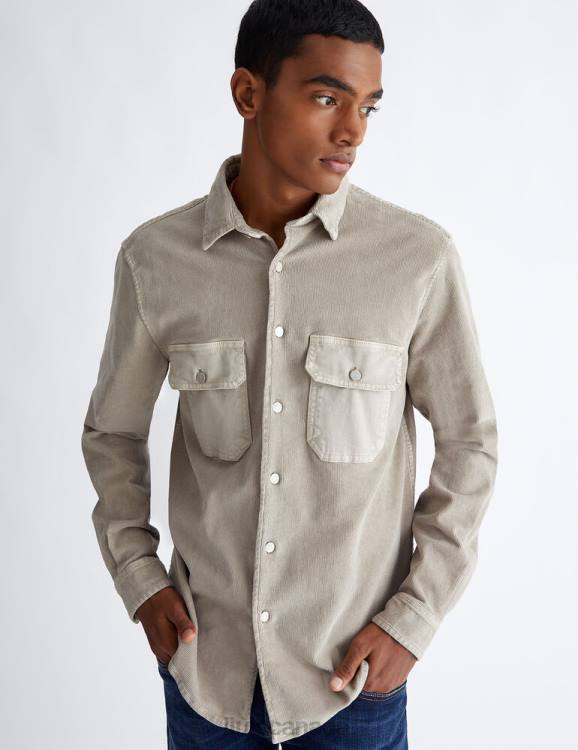 Clothing Liu Jo Oversize Velvet Shirt Men F6063025
