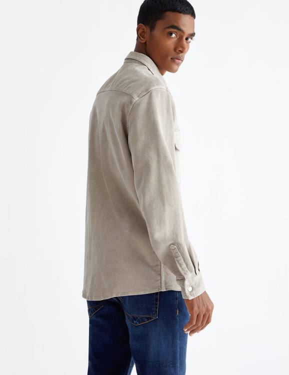 Clothing Liu Jo Oversize Velvet Shirt Men F6063025