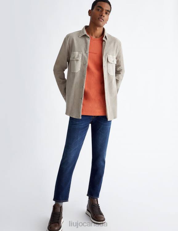 Clothing Liu Jo Oversize Velvet Shirt Men F6063025