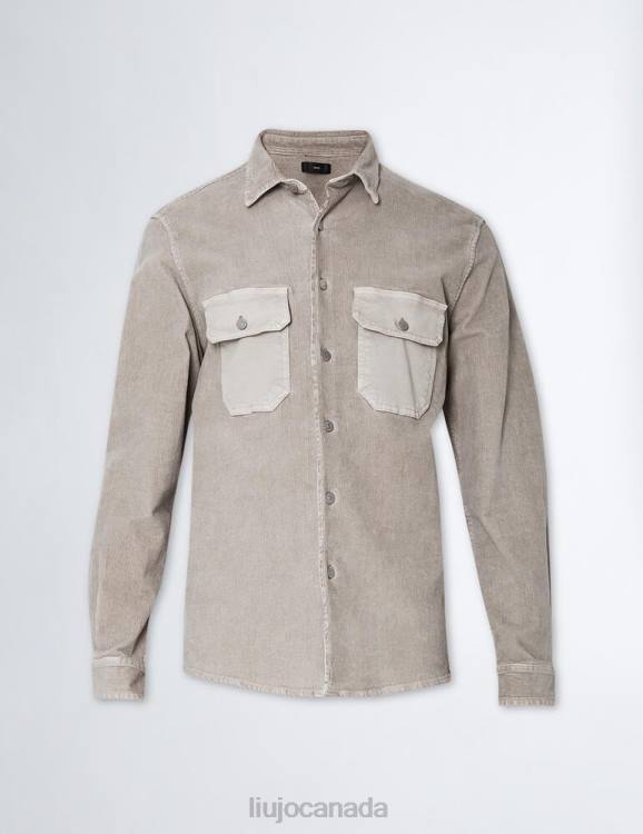 Clothing Liu Jo Oversize Velvet Shirt Men F6063025