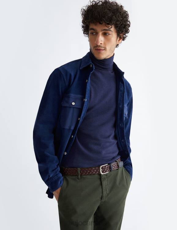 Clothing Liu Jo Oversize Velvet Shirt Men F6063037