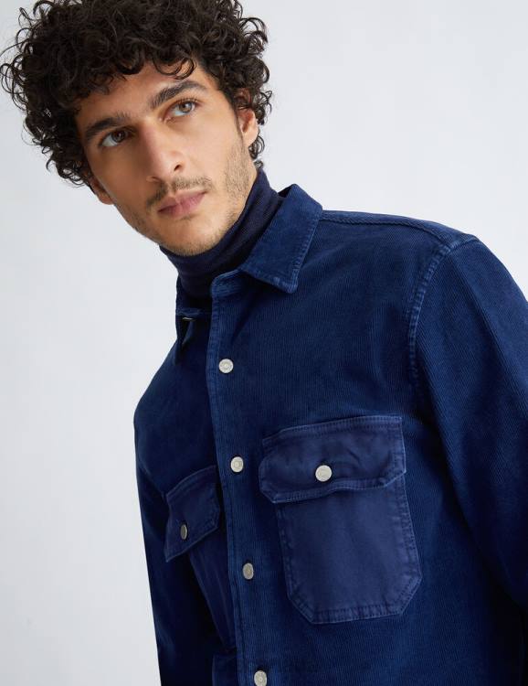 Clothing Liu Jo Oversize Velvet Shirt Men F6063037
