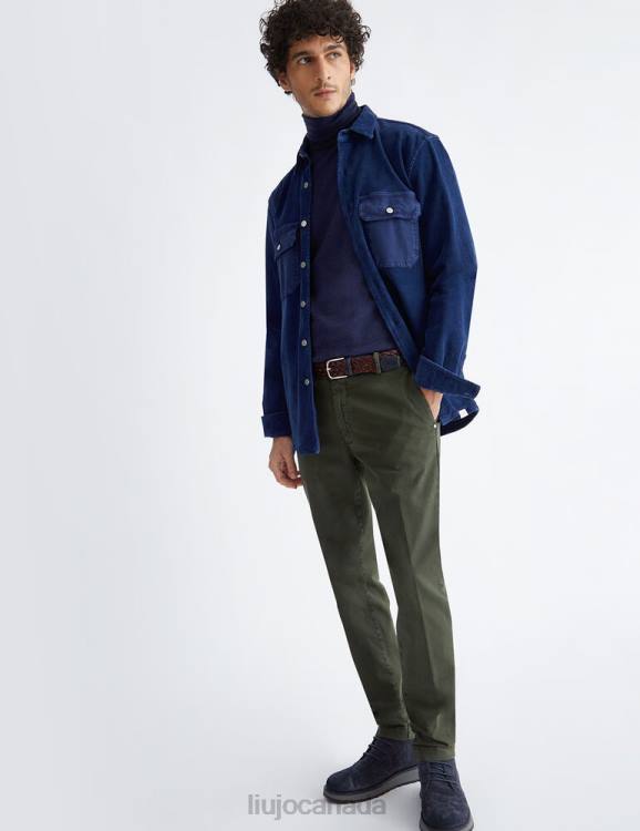 Clothing Liu Jo Oversize Velvet Shirt Men F6063037