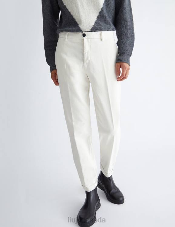 Clothing Liu Jo Regular Fit Velvet Chinos Men F6063028