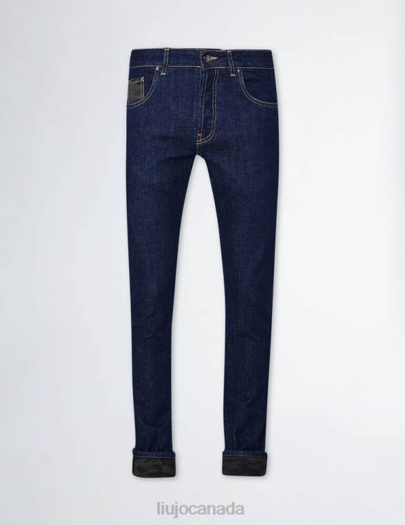 Clothing Liu Jo Slim Fit Jeans With Camouflage Men F6063142
