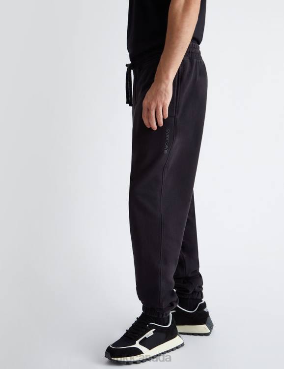 Clothing Liu Jo Tapered Fit Black Trousers Men F6062916