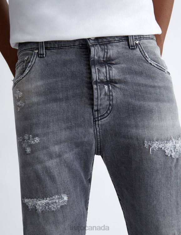 Clothing Liu Jo Twisted Fit Jeans With Rips Men F6063141