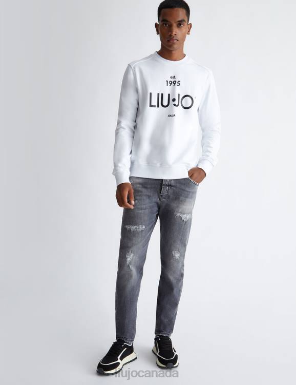 Clothing Liu Jo Twisted Fit Jeans With Rips Men F6063141