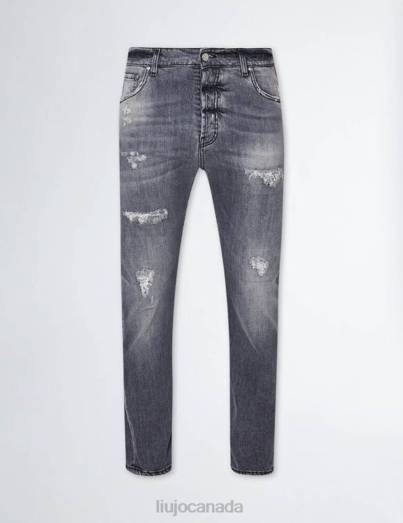 Clothing Liu Jo Twisted Fit Jeans With Rips Men F6063141