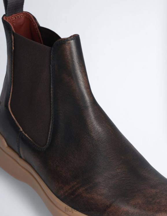 Shoes Liu Jo Brushed Leather Beatles Ankle Boots Men F6063146