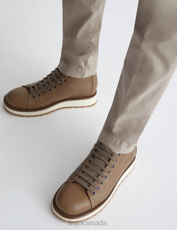 Shoes Liu Jo Leather Laced Ankle Boots Men F6063150