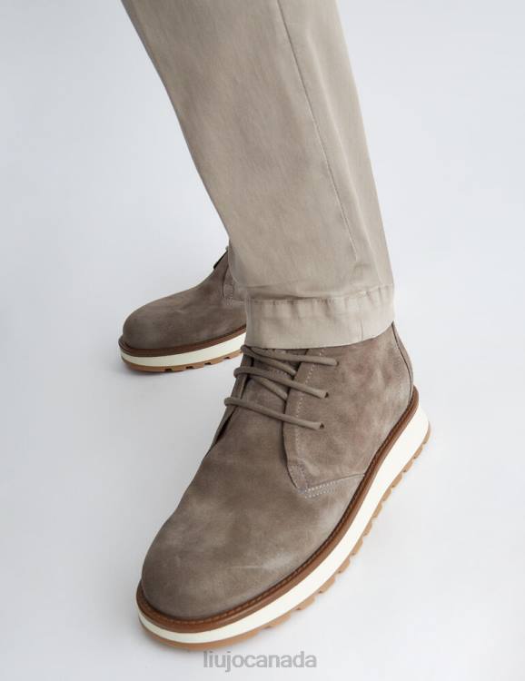 Shoes Liu Jo Leather Laced Ankle Boots Men F6063154