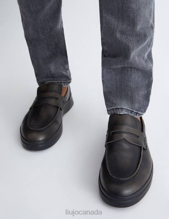 Shoes Liu Jo Leather Moccasins Men F6063158