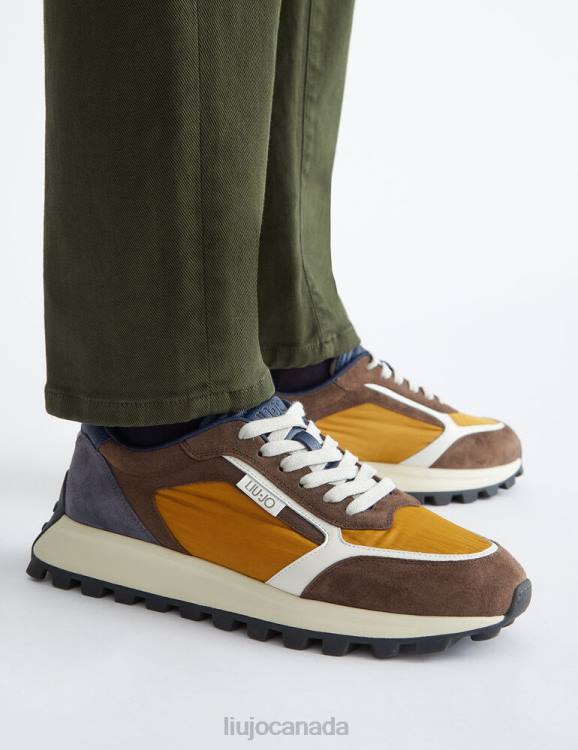 Shoes Liu Jo Nylon And Suede Sneakers Men F6063162