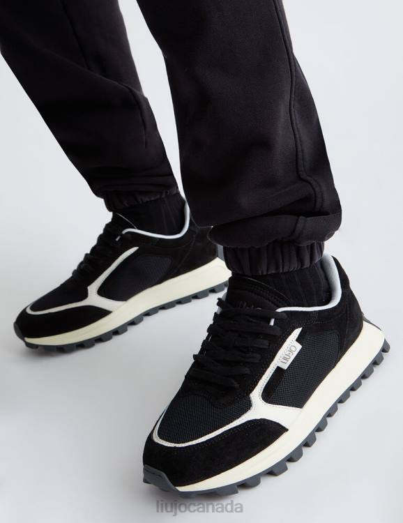 Shoes Liu Jo Suede And Mesh Sneakers Men F6063159
