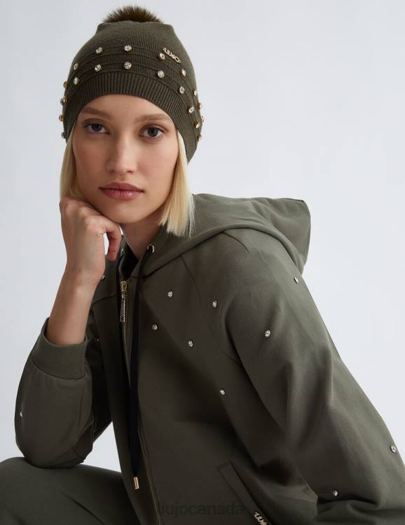 Accessories Liu Jo Beanie With Jewel Stones Women F6062274