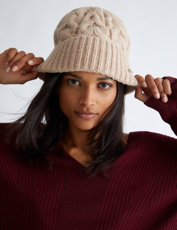 Accessories Liu Jo Cable-Knit Cap Women F6062022