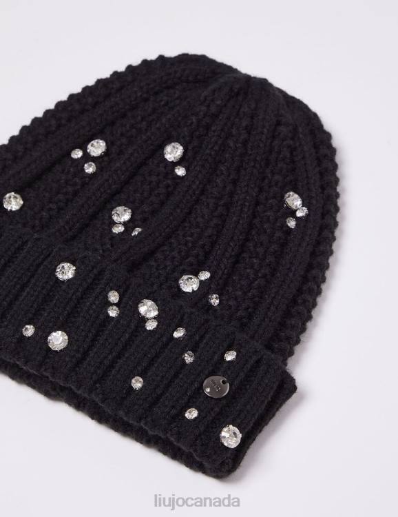 Accessories Liu Jo Cap With Rhinestones Women F6062119