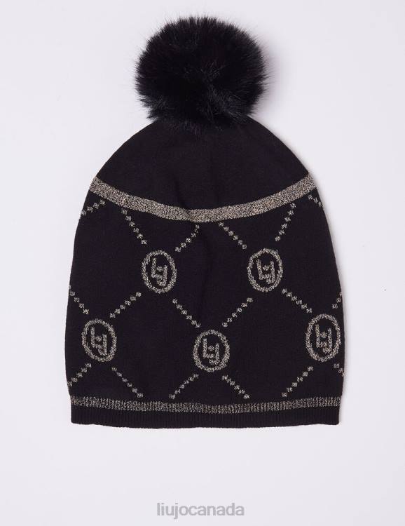Accessories Liu Jo Jacquard Beanie With Logo Women F606553
