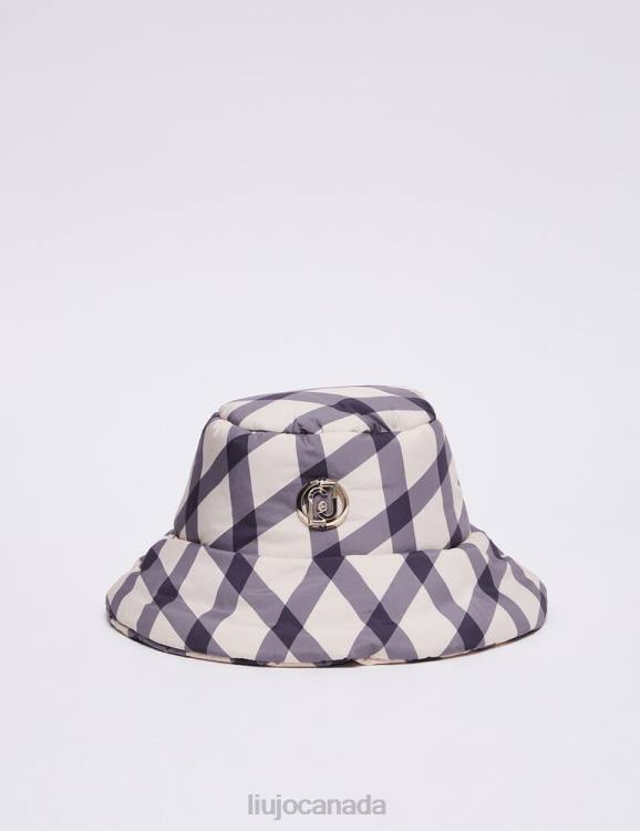 Accessories Liu Jo Nylon Check Bucket Hat Women F6062082