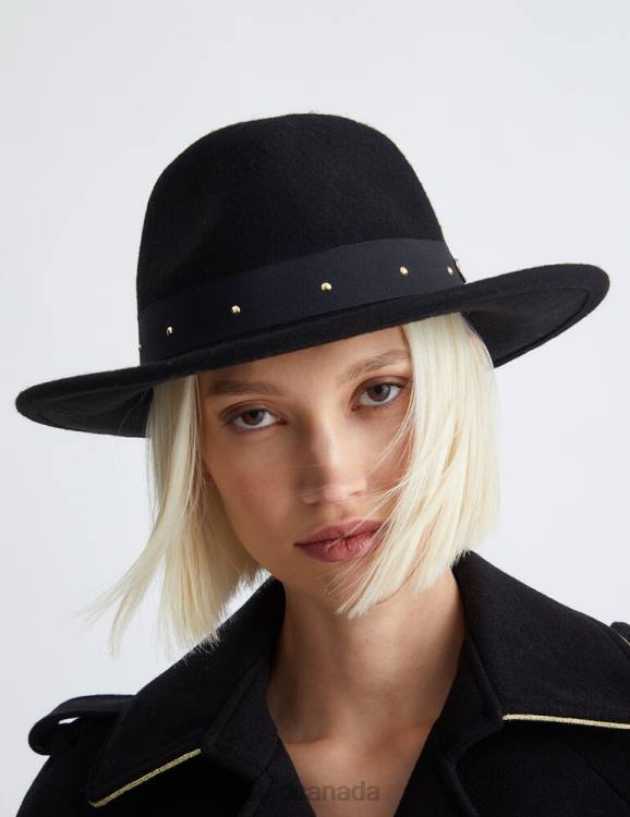 Accessories Liu Jo Panama Hat With Studs Women F6062299