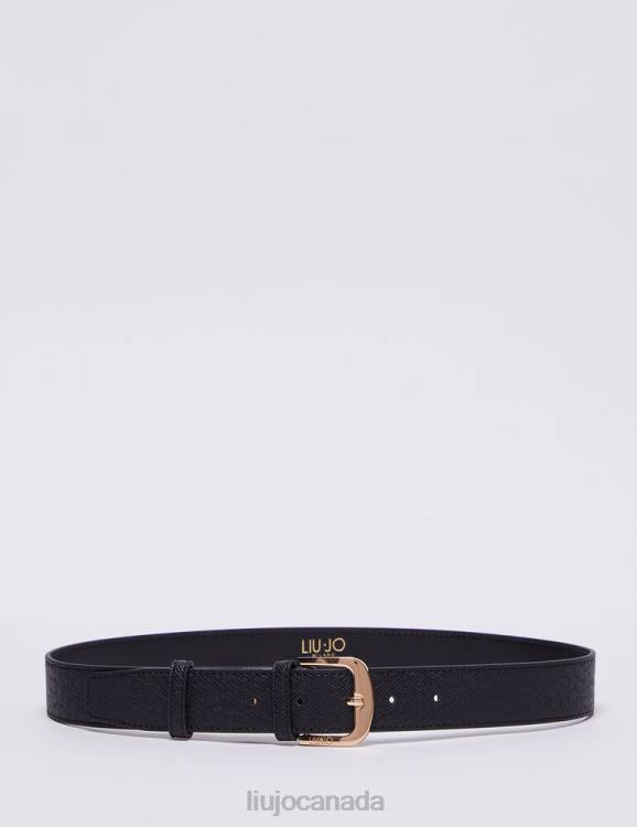 Accessories Liu Jo Black Belt With Logo Women F6062003