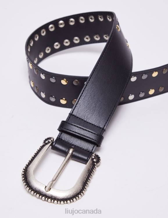Accessories Liu Jo Black Belt With Studs Women F6062414