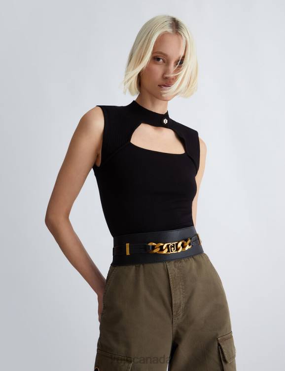 Accessories Liu Jo Bustier Belt With Chain Women F6062030