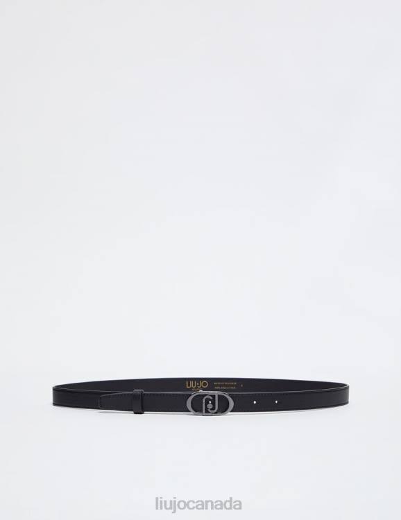 Accessories Liu Jo Thin Black Belt Women F6062265