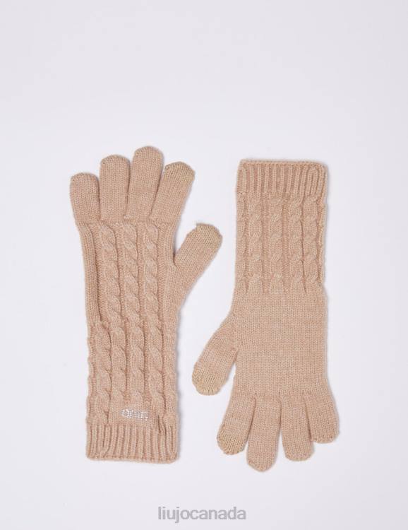 Accessories Liu Jo Cable-Knit Gloves Women F6062029