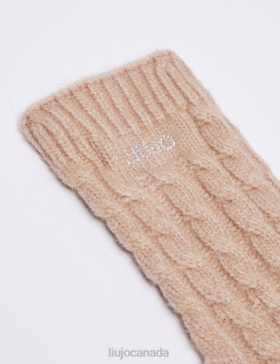 Accessories Liu Jo Cable-Knit Gloves Women F6062029