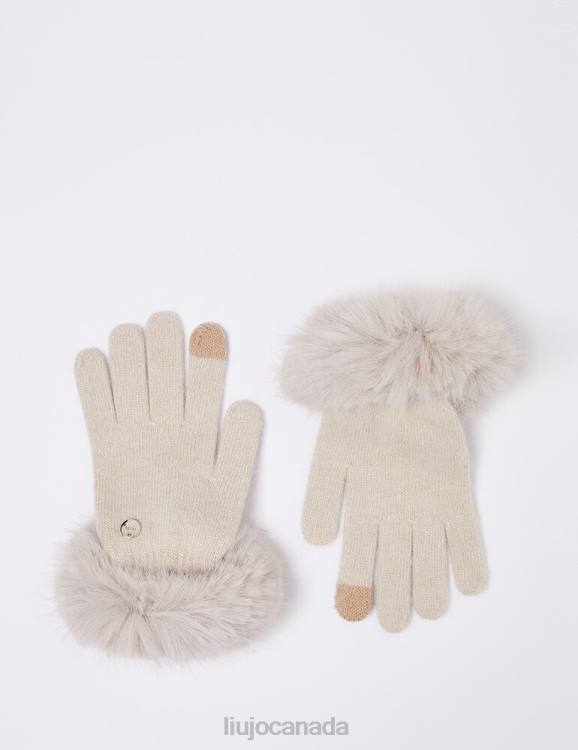 Accessories Liu Jo Gloves With Faux Fur Women F6062357