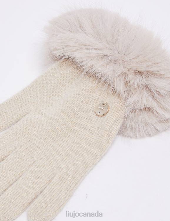 Accessories Liu Jo Gloves With Faux Fur Women F6062357