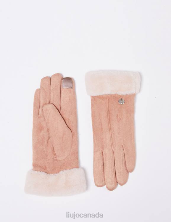 Accessories Liu Jo Suede Effect Gloves Women F6062091