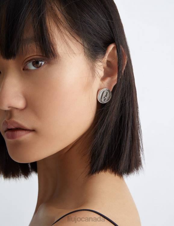 Accessories Liu Jo Earrings With Monogram Logo Women F6062087