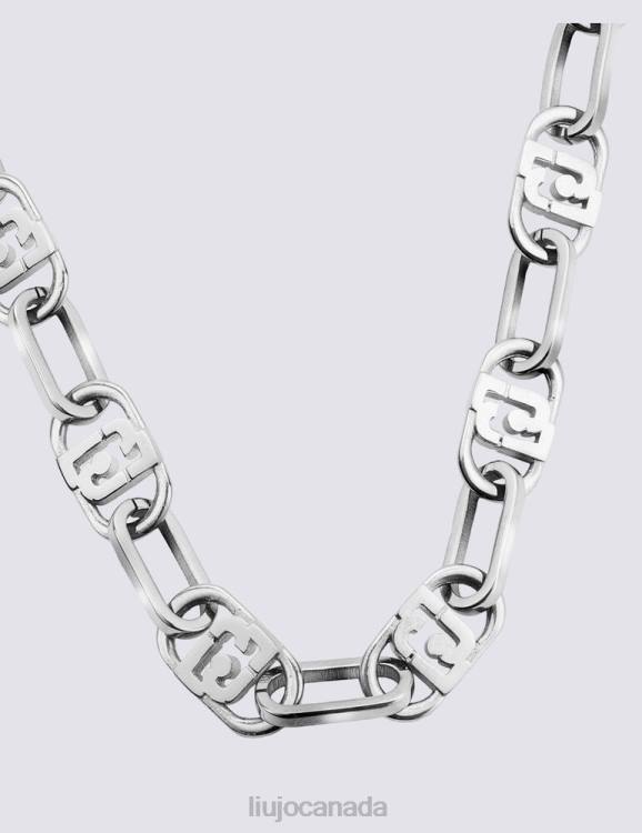 Accessories Liu Jo Monogram Chain Necklace Women F6062059