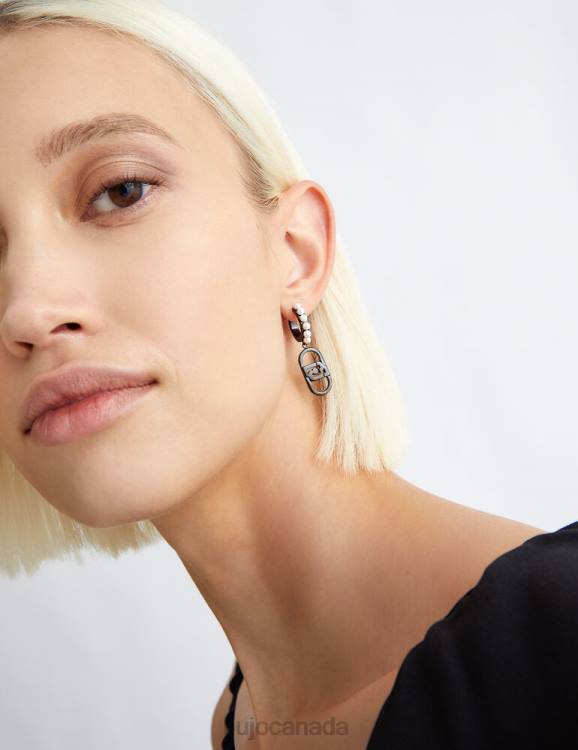 Accessories Liu Jo Monogram Earrings With Beads Women F6062076