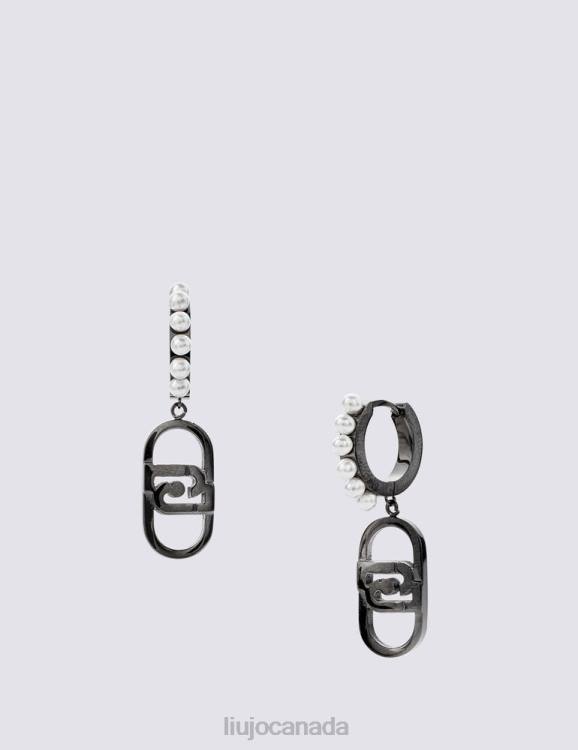Accessories Liu Jo Monogram Earrings With Beads Women F6062076