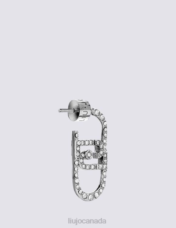 Accessories Liu Jo Monogram Earrings With Diamantes Women F6062075