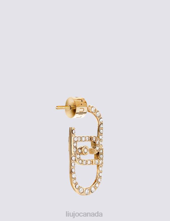 Accessories Liu Jo Monogram Earrings With Diamantes Women F6062078