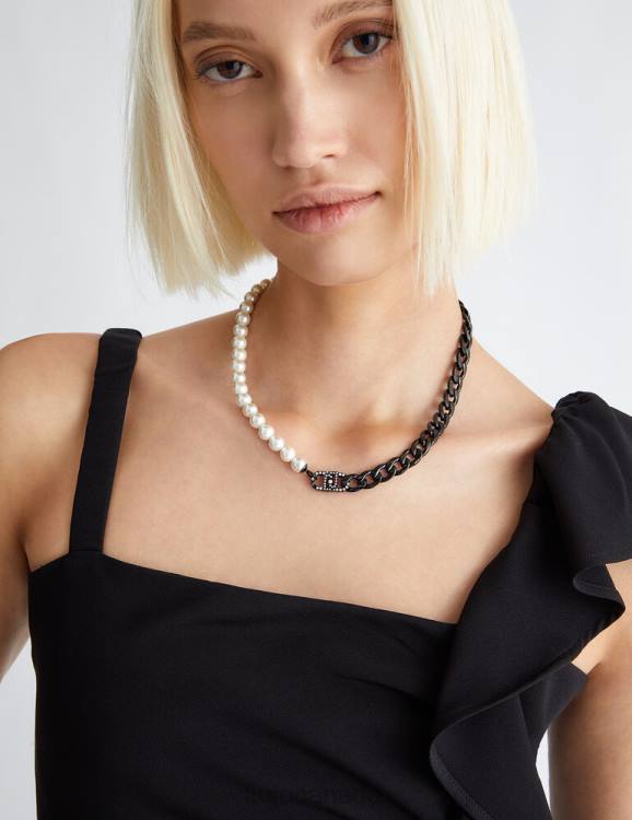 Accessories Liu Jo Necklace With Jewel Pearls Women F6062099