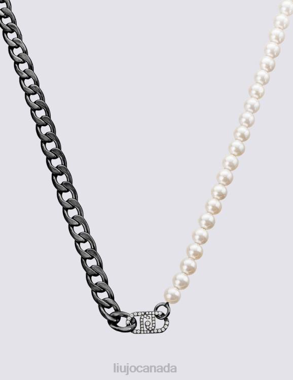 Accessories Liu Jo Necklace With Jewel Pearls Women F6062099