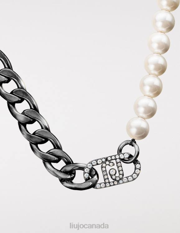 Accessories Liu Jo Necklace With Jewel Pearls Women F6062099
