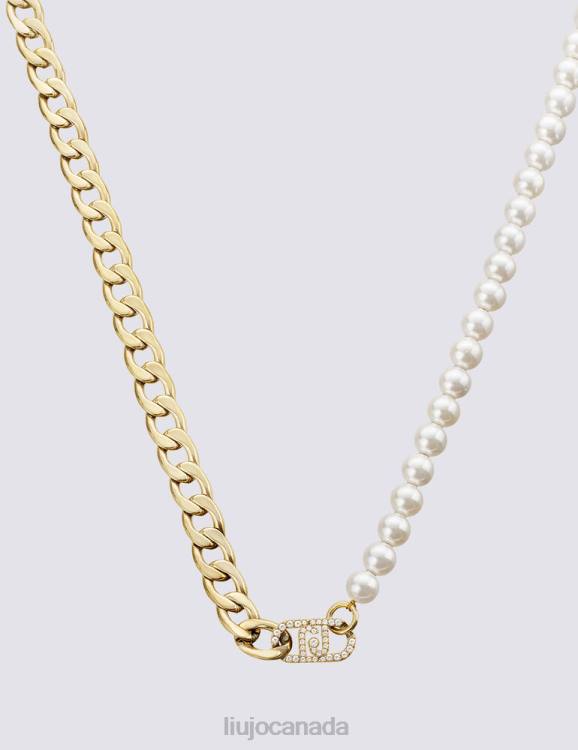 Accessories Liu Jo Necklace With Jewel Pearls Women F6062108