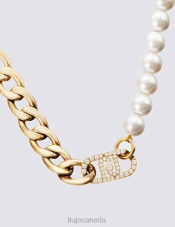 Accessories Liu Jo Necklace With Jewel Pearls Women F6062108