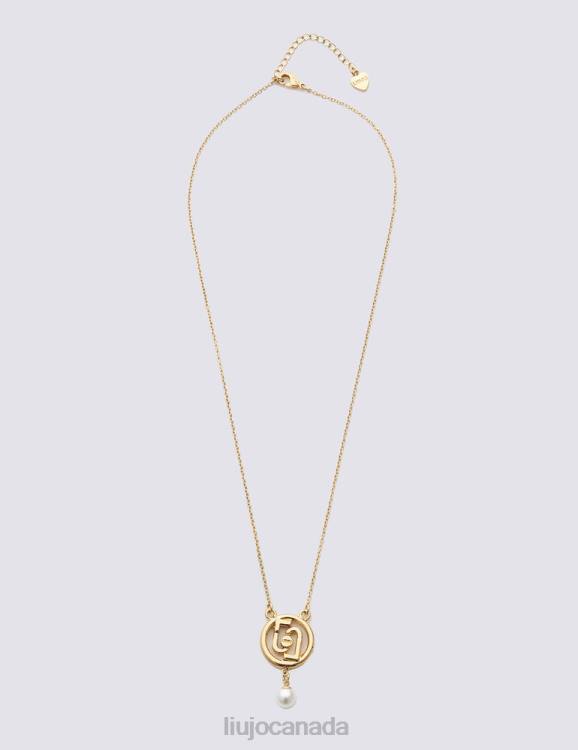 Accessories Liu Jo Necklace With Logo And Pearl Women F6062363
