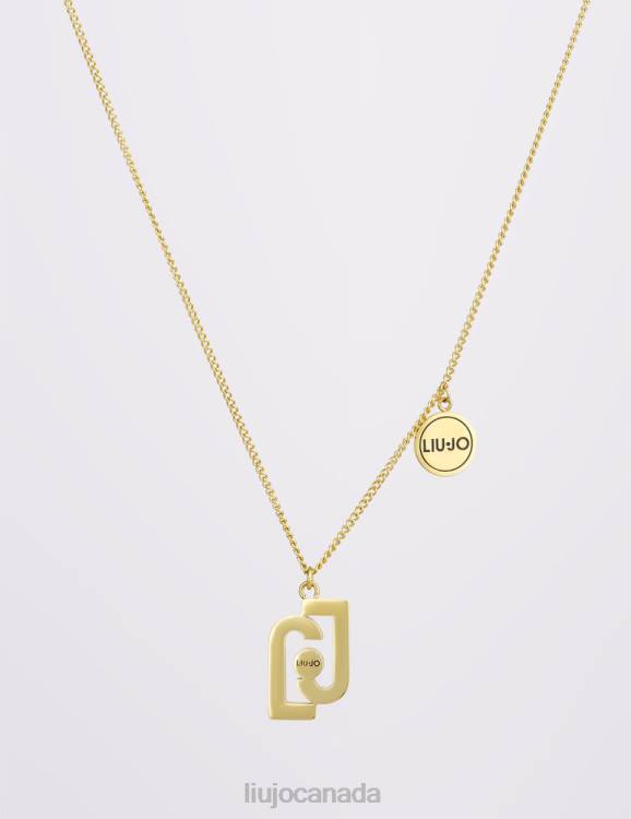 Accessories Liu Jo Necklace With Monogram Logo Women F6062098