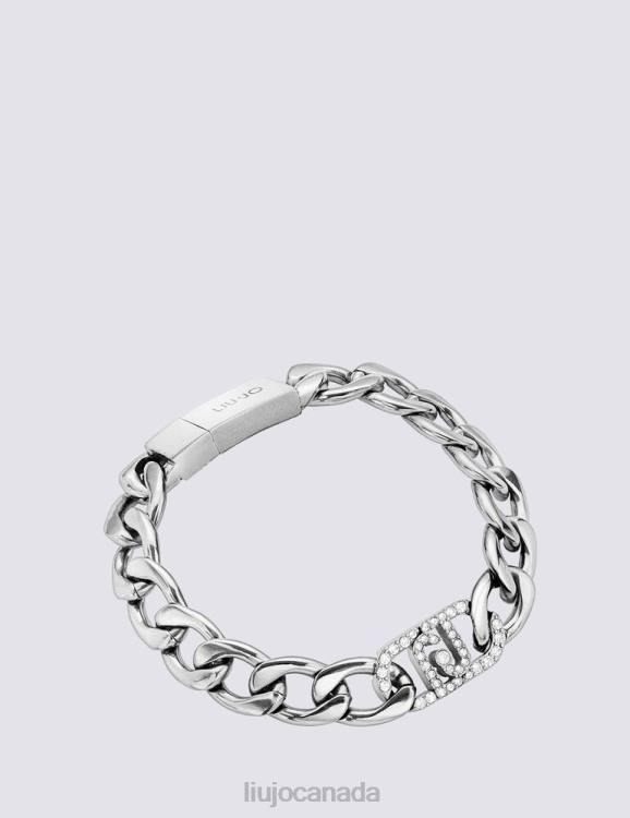 Accessories Liu Jo Steel Bracelet With Diamantes Women F6062095