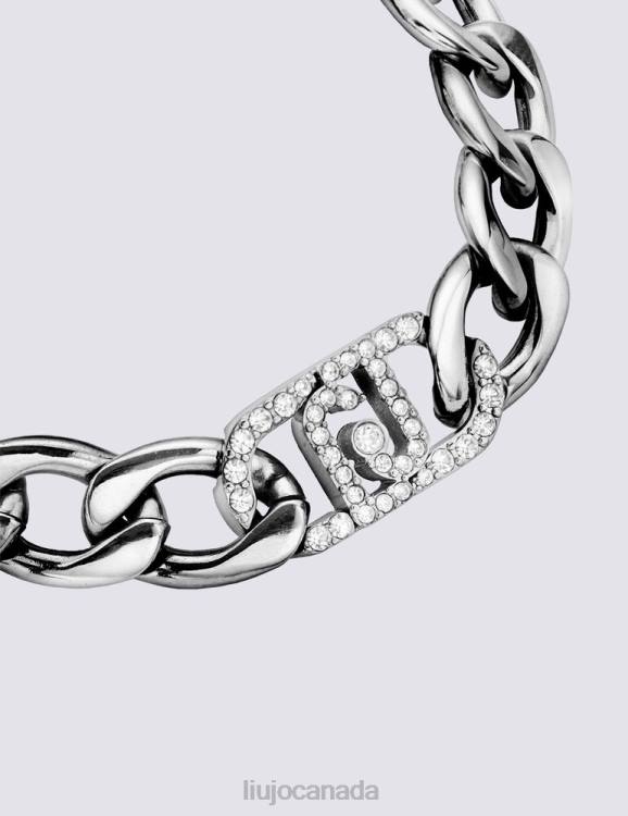 Accessories Liu Jo Steel Bracelet With Diamantes Women F6062095